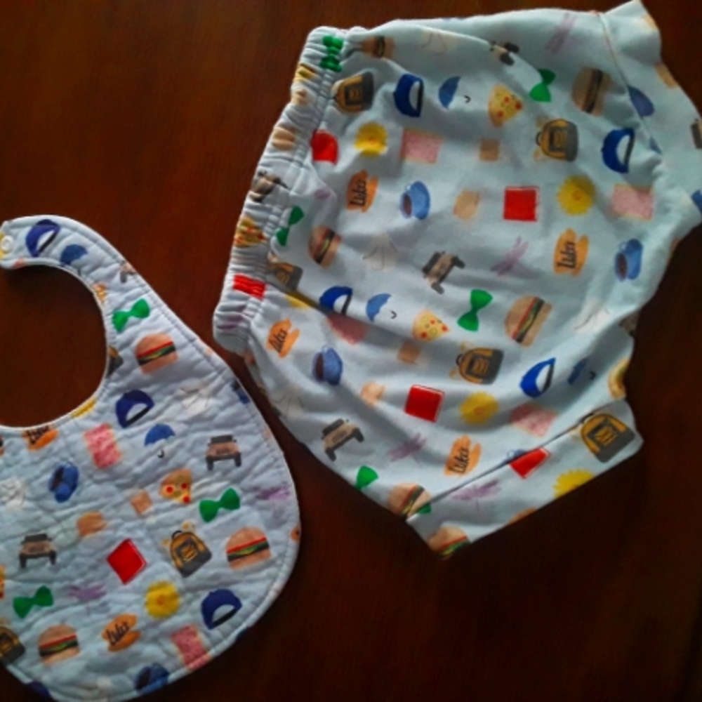 Baby, Gilmore Girls bib and short set.